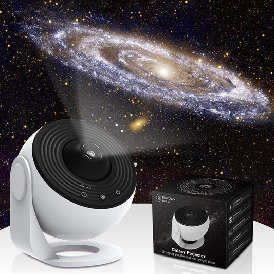 Deskco Planetarium 13-in-1 Galaxy Projector with Ultra HD 360° rotation