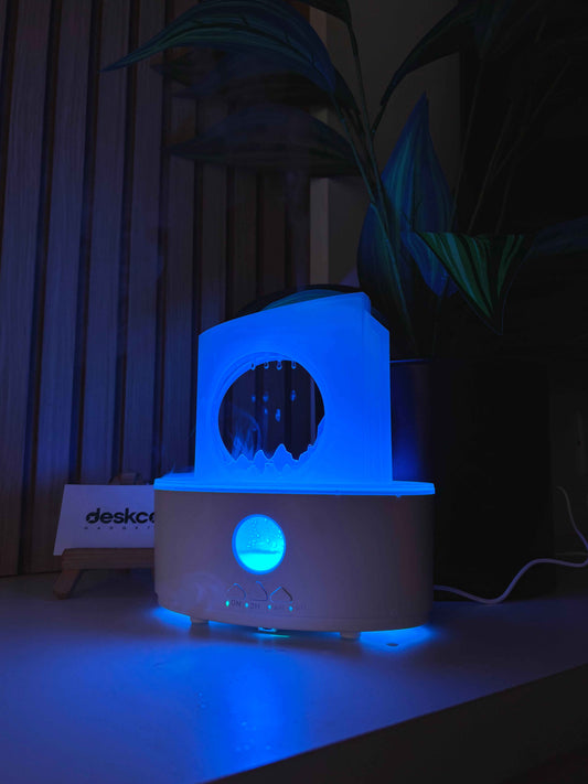 Moon and Raindrops Aromatic Diffuser, Humidifier and Night Lamp