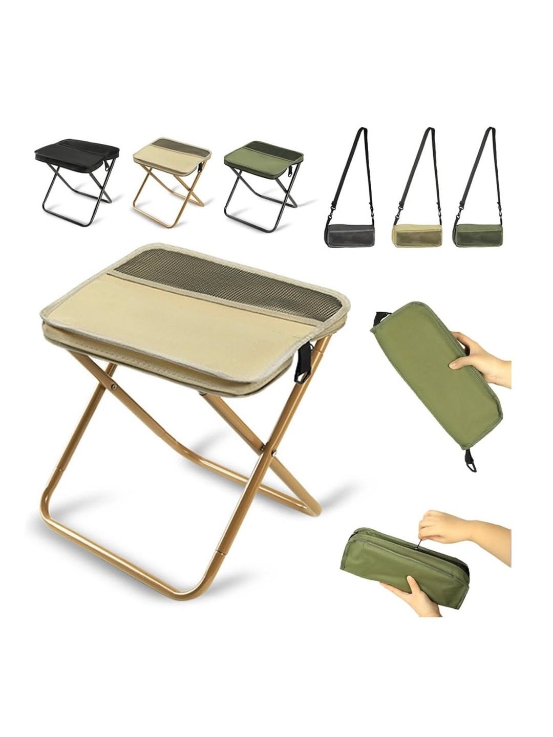 Foldable & Portable Backpack Stool