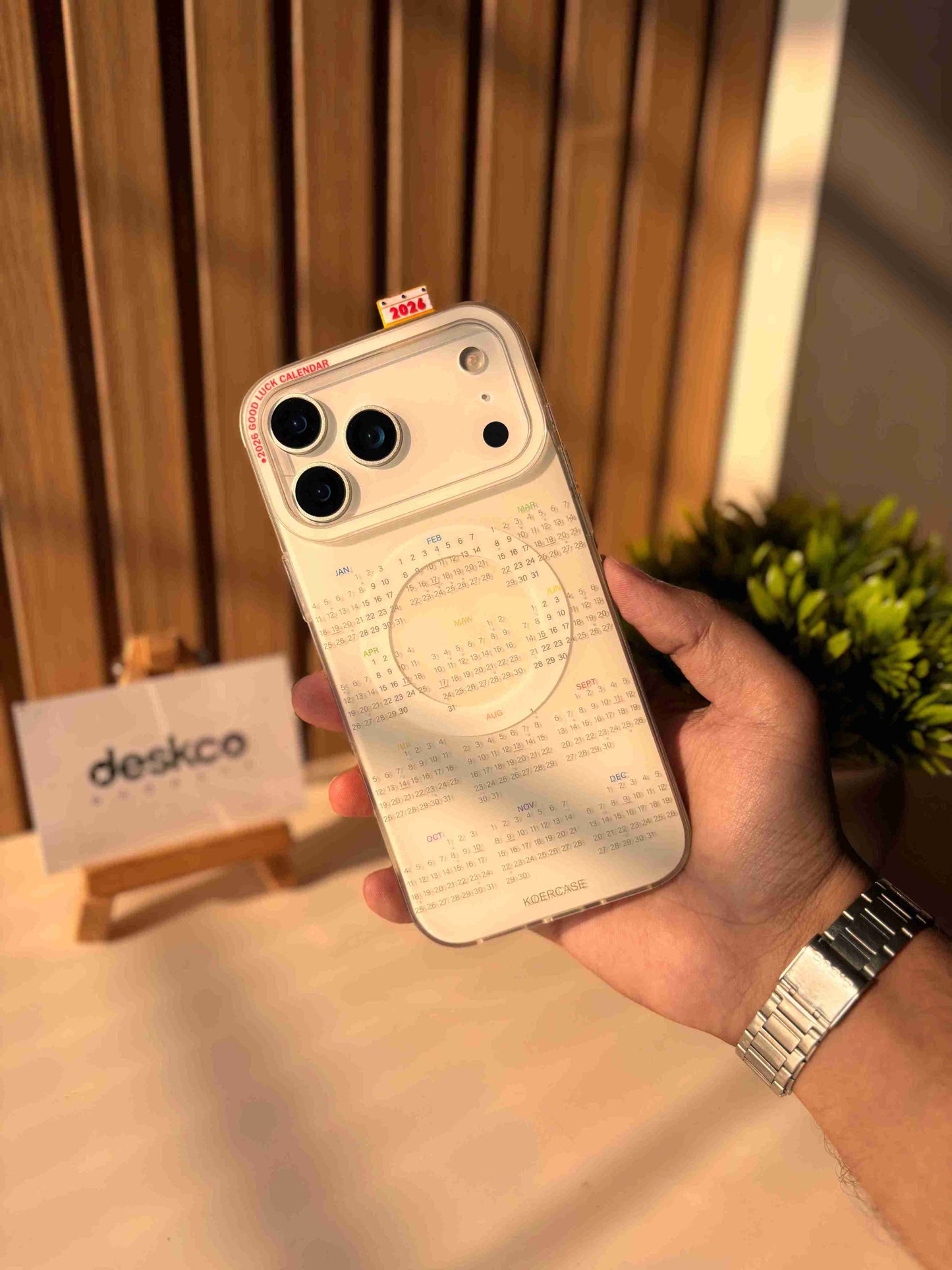 2026 Calendar Year Premium Bumper Case with MagSafe for iPhones