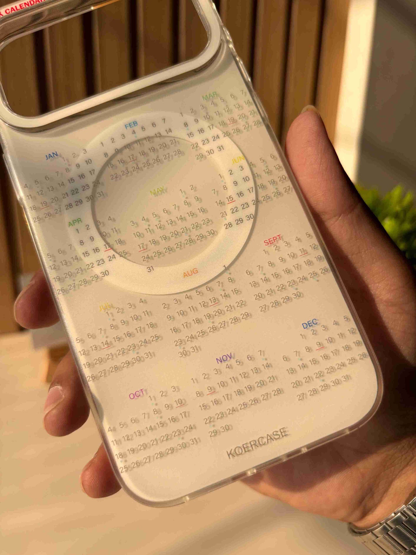 2026 Calendar Year Premium Bumper Case with MagSafe for iPhones