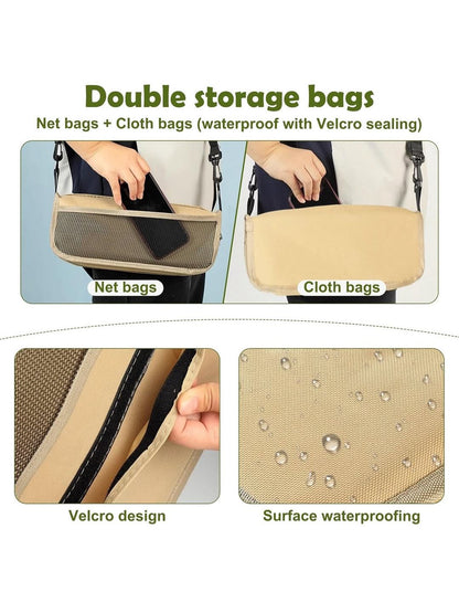 Foldable & Portable Backpack Stool