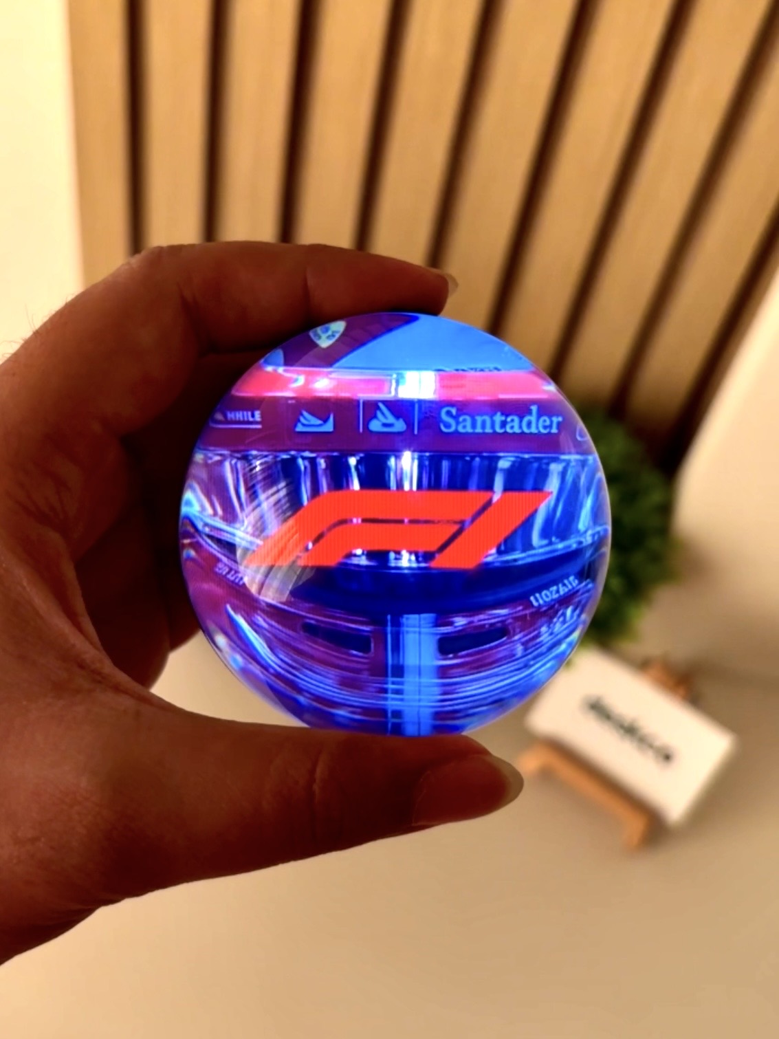 3D Crystal Ball Video Player Personalized Electronic Memory Display Lamp