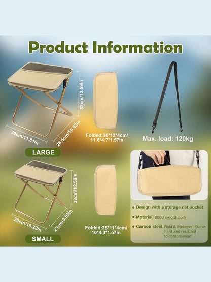 Foldable & Portable Backpack Stool