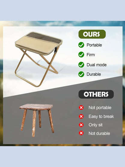 Foldable & Portable Backpack Stool
