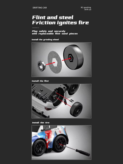 Sparkstorm RC Drifting Car with Sparks by Deskco