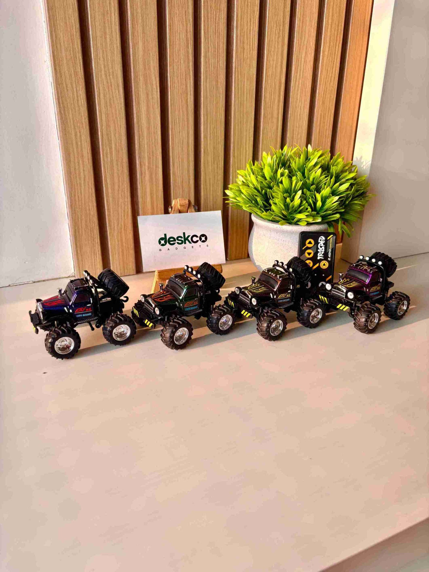 Bigfoot Metallic RC Desk Crawler with Mobile App Control Features