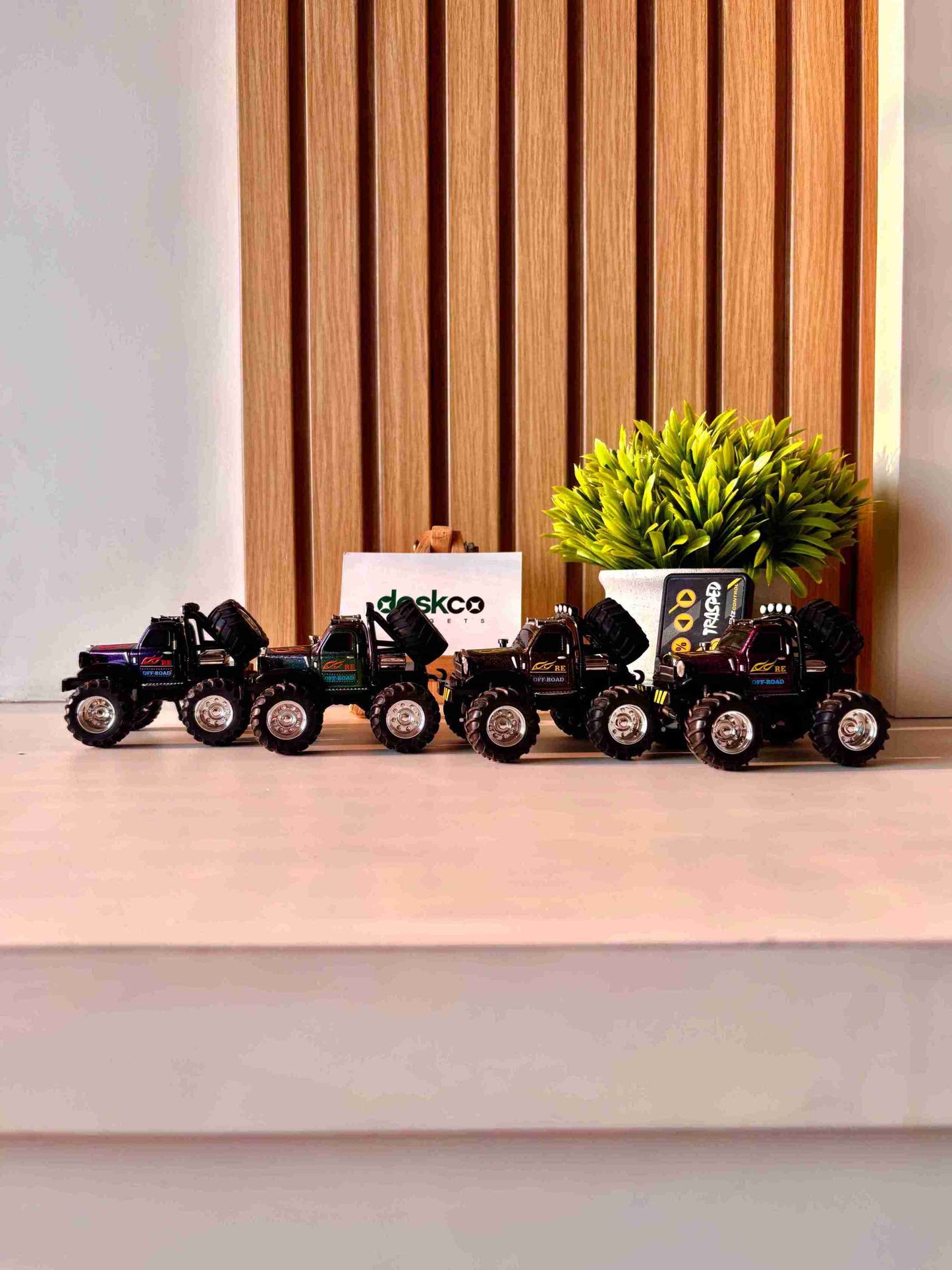 Bigfoot Metallic RC Desk Crawler with Mobile App Control Features