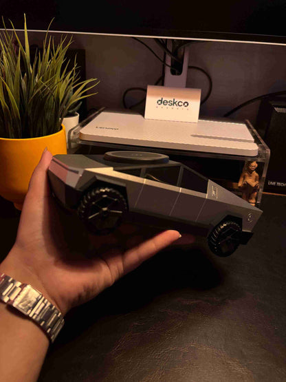 Cybertruck-Like 3-in-1 Wireless Charging Station, Desktop Decor