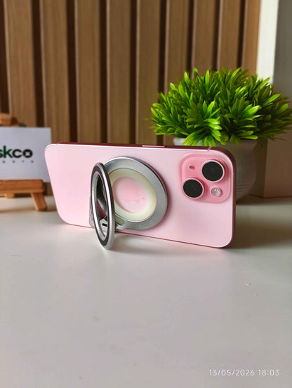 Deskco MagHover 360 | Premium Dual-Ring Magnetic Phone Stand & Grip | Comes with Magnetic Rings