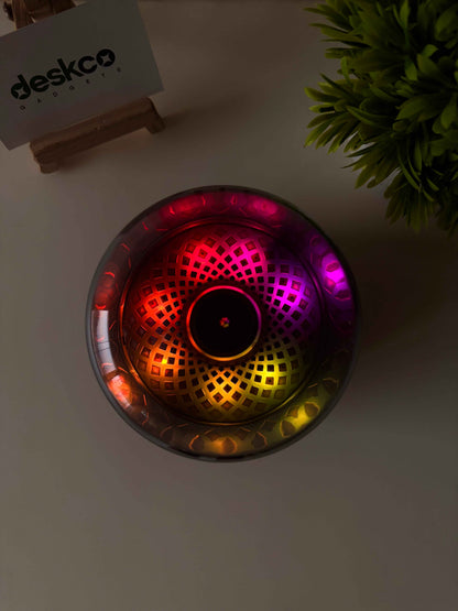 Big Diamond Smart LED Wireless Bluetooth Speaker with RGB Lamp, 360-Degree Surround Sound, USB Type-C Charging, Aesthetic Stereo Player