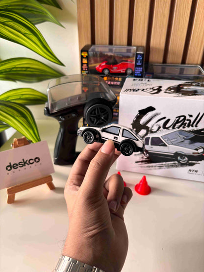 RC Drift Car AE86 1/64 Mini Desktop RC Car