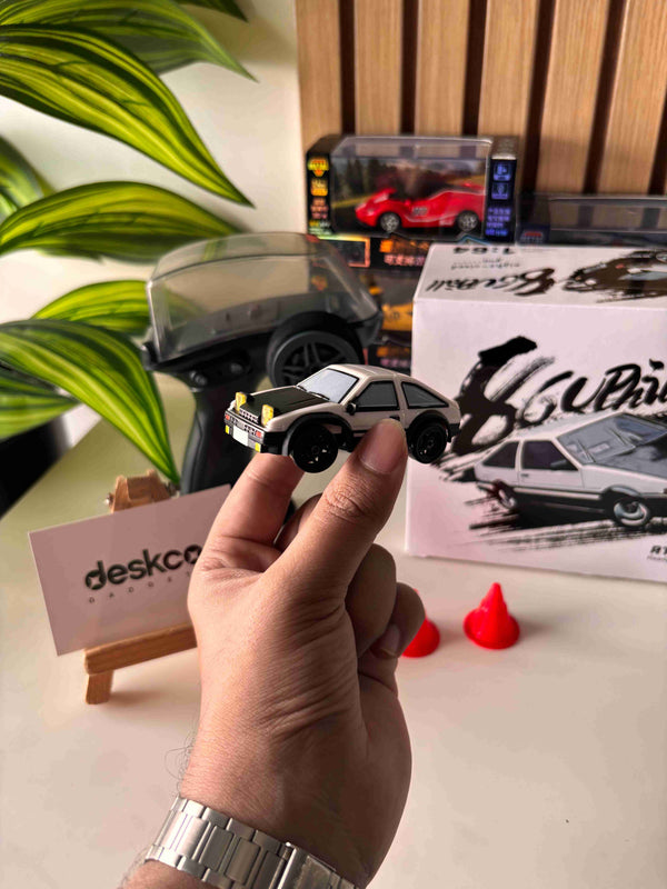 RC Drift Car AE86 1/64 Mini Desktop RC Car