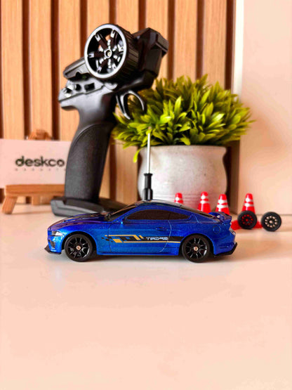 Mini Mustang Drifting RC Car 1:43 with 7 Colors LED 4x4 Drift Car