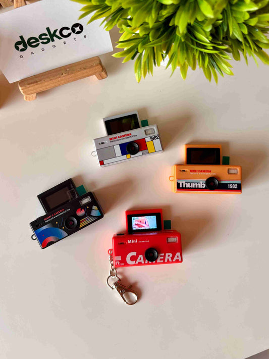 G9 Thumb Keychain Retro Camera with FLIP SCREEN for Selfies (Video+Photos) 1080p Clarity
