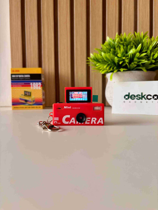 G9 Thumb Keychain Retro Camera with FLIP SCREEN for Selfies (Video+Photos) 1080p Clarity