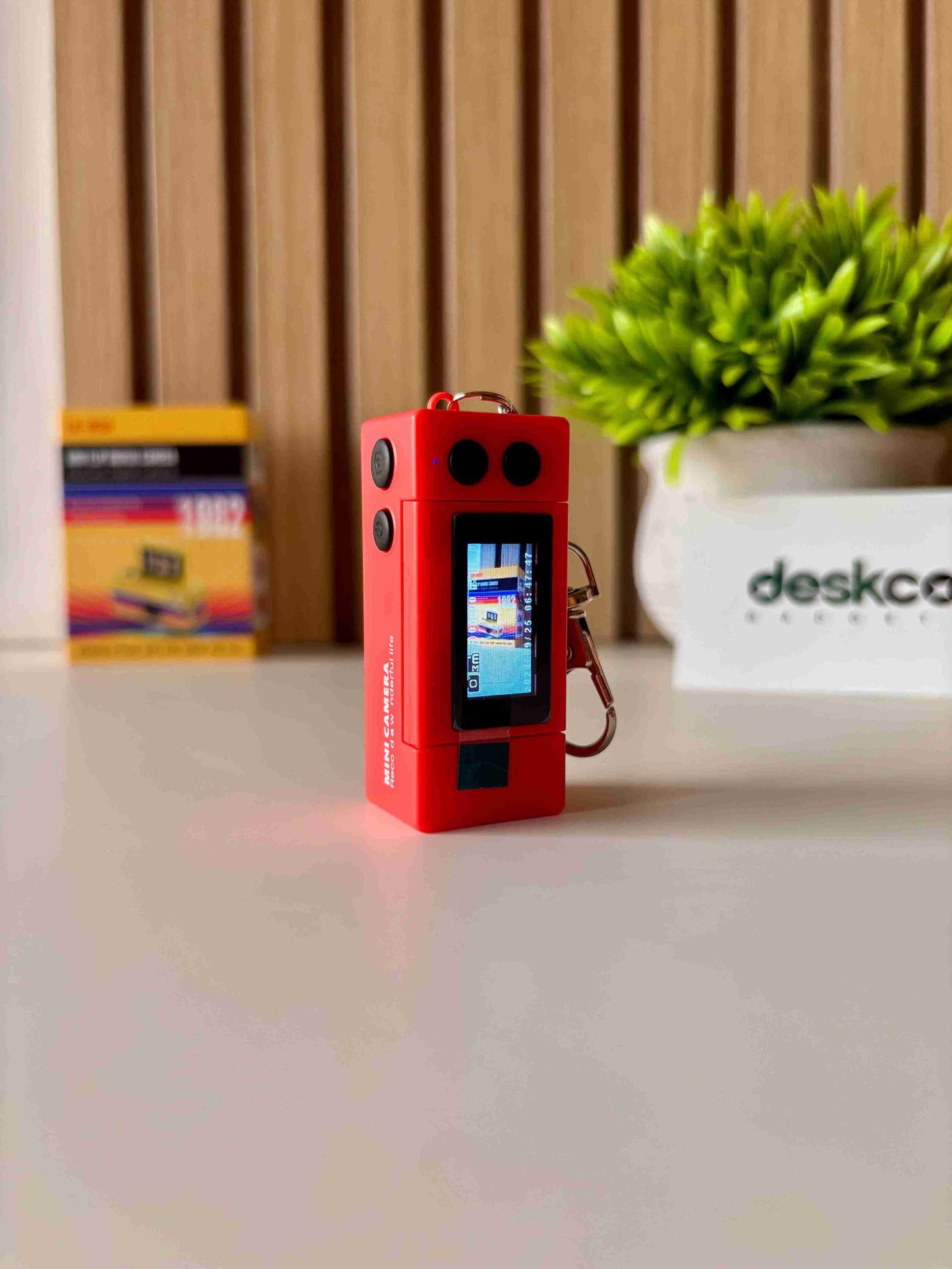 G9 Thumb Keychain Retro Camera with FLIP SCREEN for Selfies (Video+Photos) 1080p Clarity