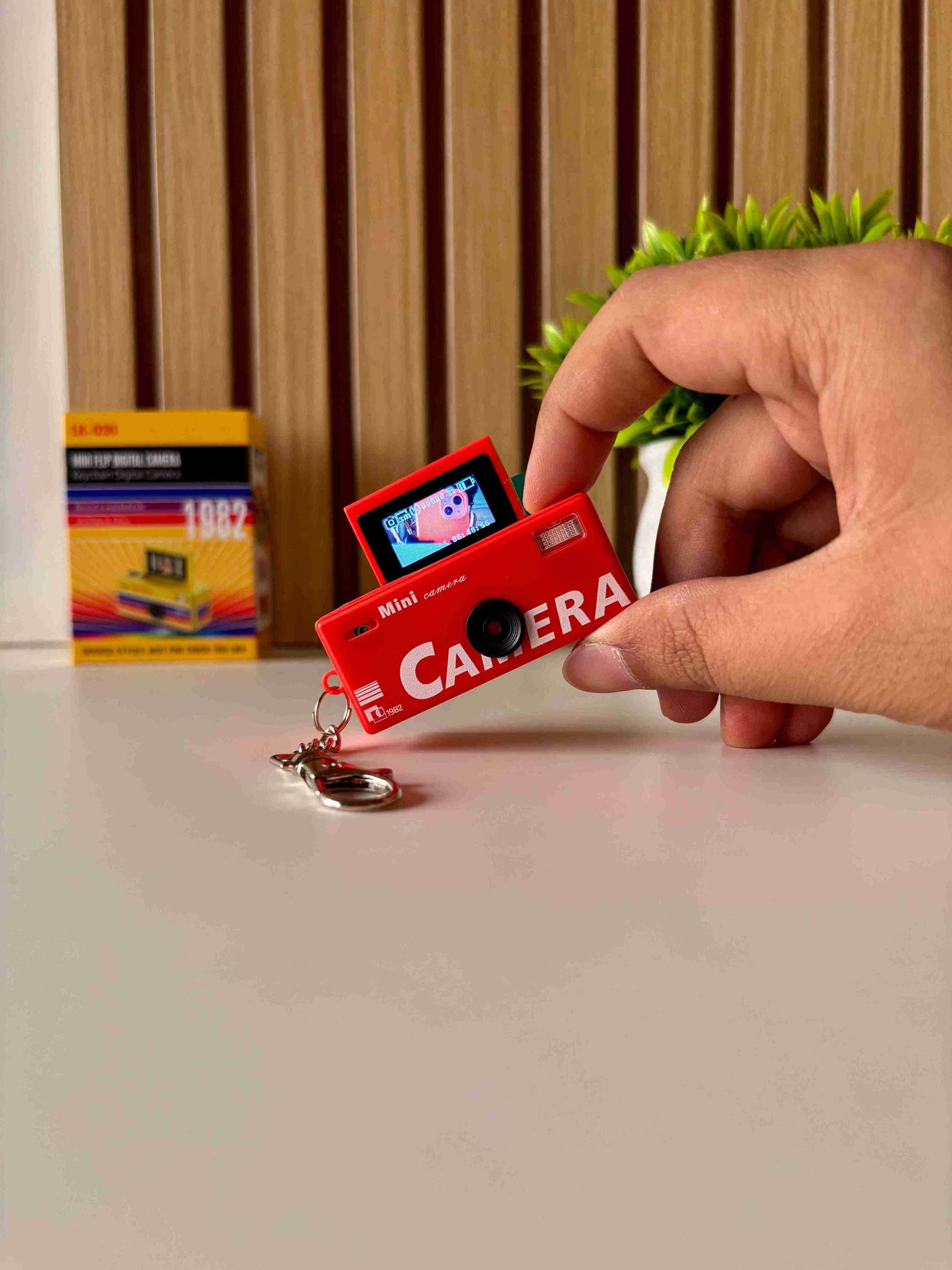 G9 Thumb Keychain Retro Camera with FLIP SCREEN for Selfies (Video+Photos) 1080p Clarity