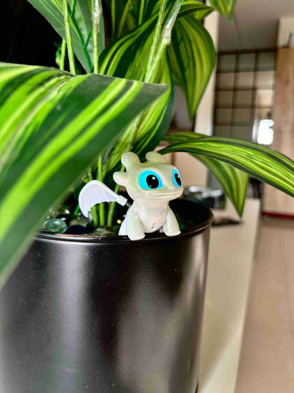 Cutest Dragon Keychain With Glowing Eyes And Touch Sensors
