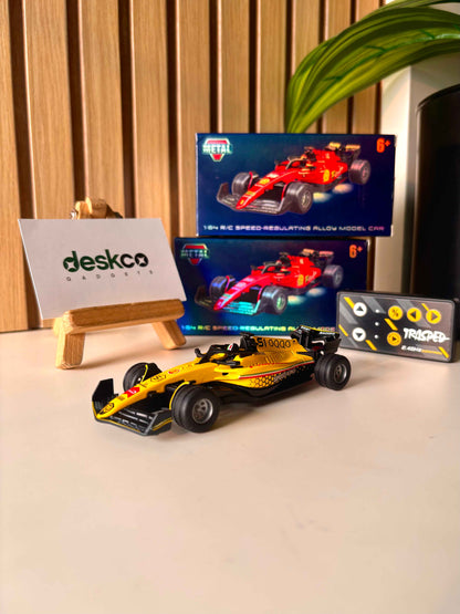 Metallic RC Race Car with Mobile App Control Features