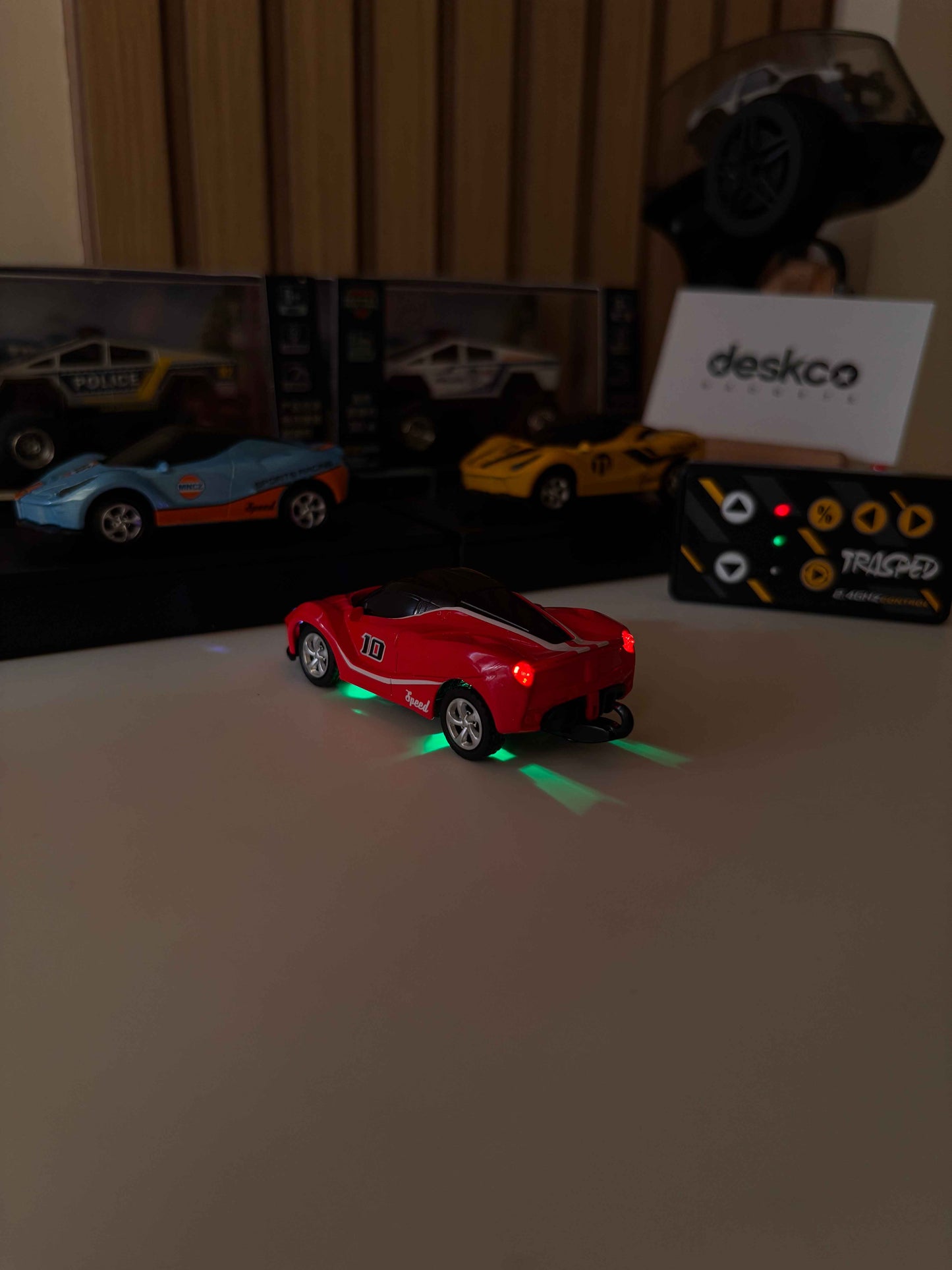 Metallic RC Car with Mobile App Control Features