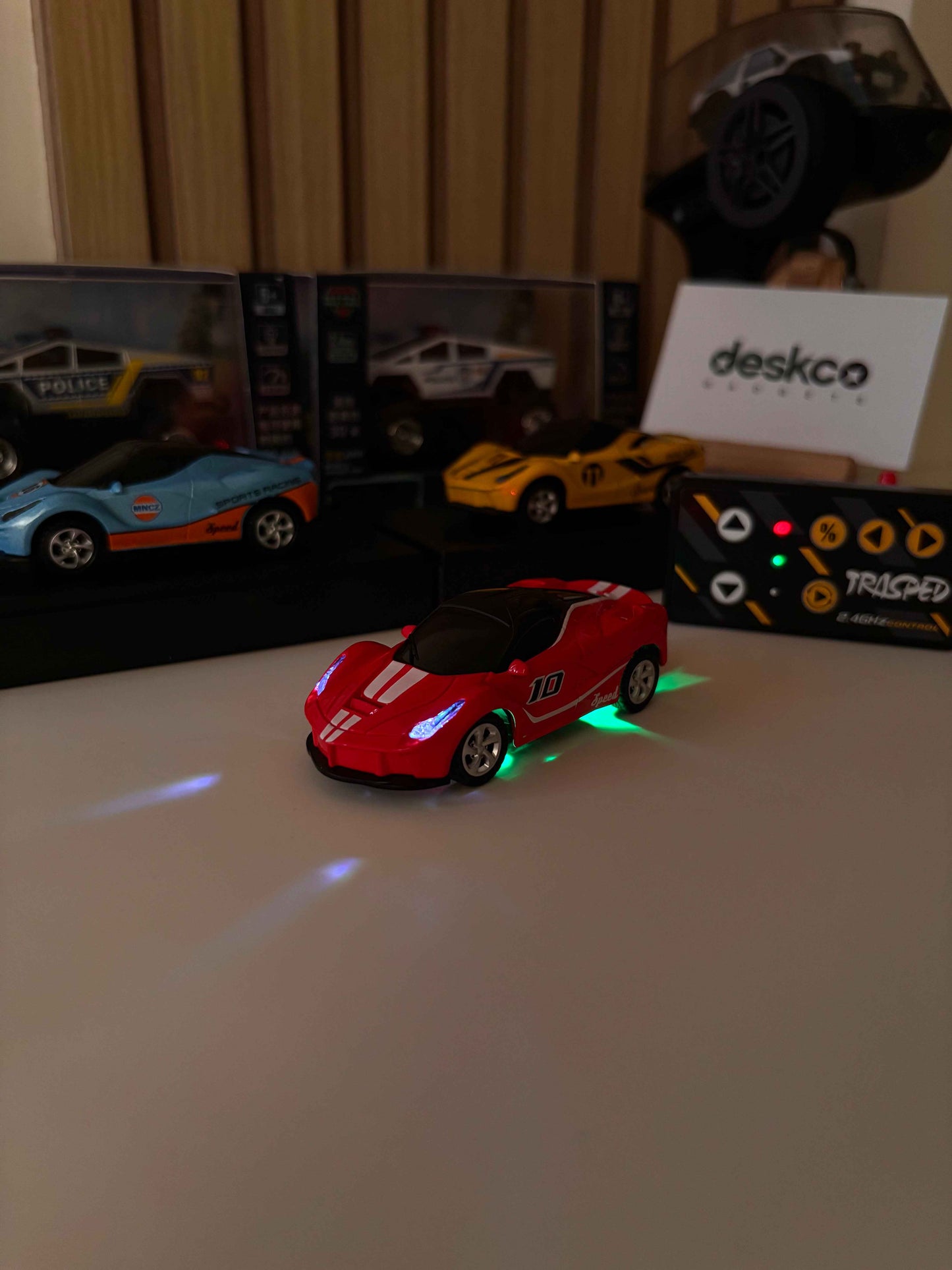Metallic RC Car with Mobile App Control Features