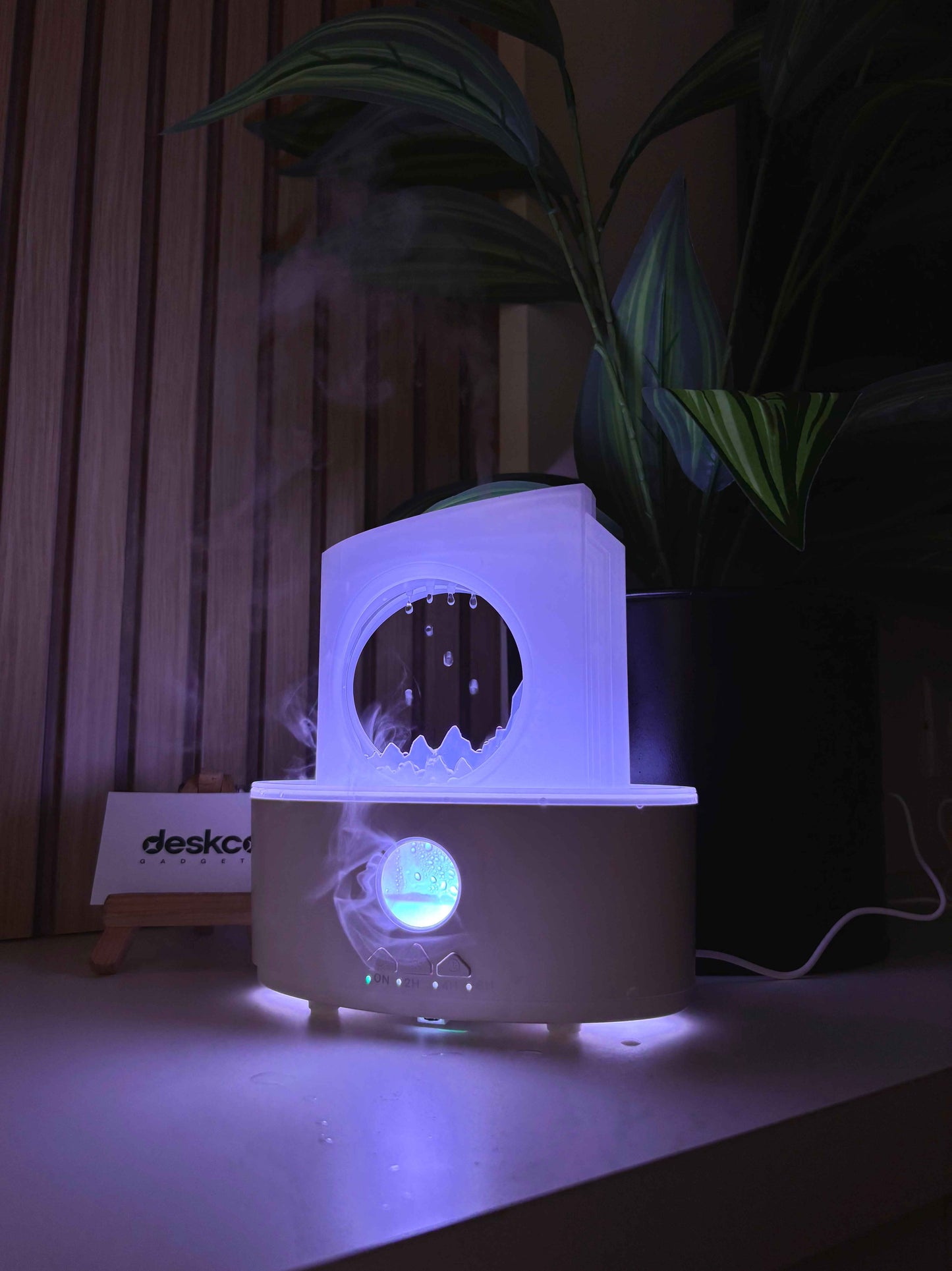 Moon and Raindrops Aromatic Diffuser, Humidifier and Night Lamp