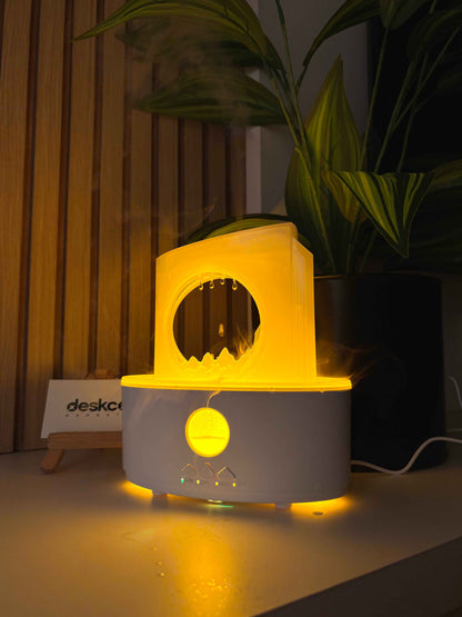 Moon and Raindrops Aromatic Diffuser, Humidifier and Night Lamp