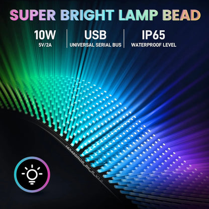 Smart Flexible LED Matrix Panel for Cars, Shops, Parties & Bars(App Controlled)