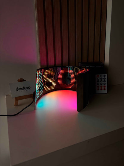 Smart Flexible LED Matrix Panel for Cars, Shops, Parties & Bars(App Controlled)