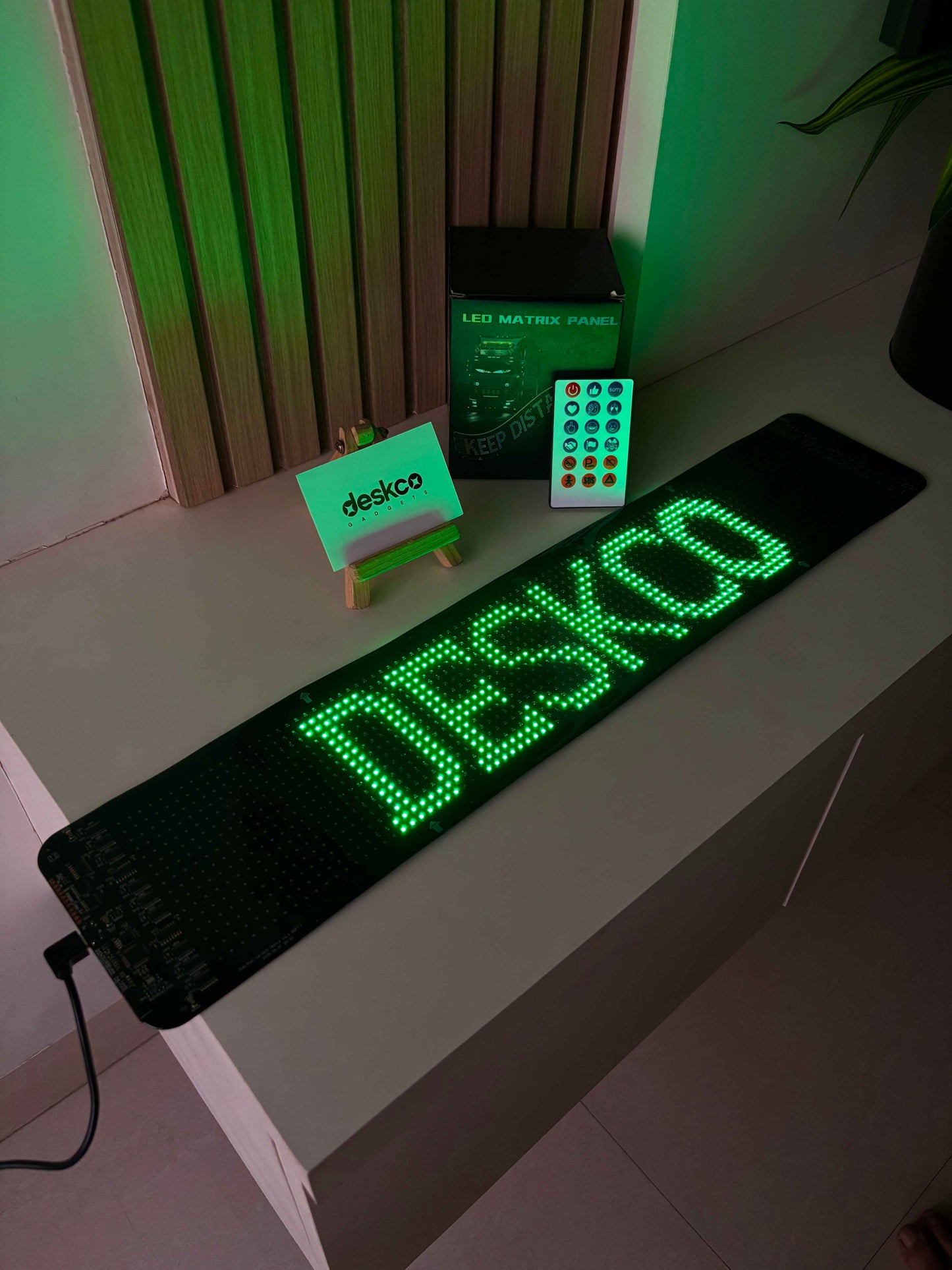 Smart Flexible LED Matrix Panel for Cars, Shops, Parties & Bars(App Controlled)