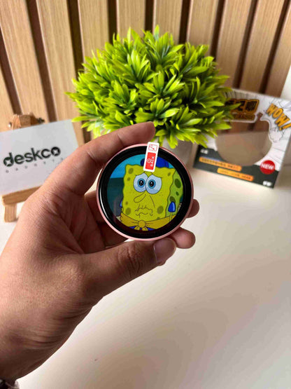 AuraTag Smart Digital Bing Bang e-Badge Customizable Display with Photo/GIF/Video