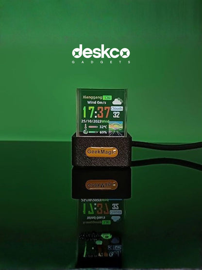 GeekMagic HoloCube Lite | Smart WiFi Desk Clock & GIF Display