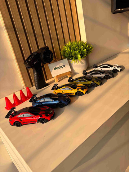 Porsche 911 GT3 RS-Style Metal Alloy 1:43 RC Drift Car 4WD with Gyro & LED (HStar)