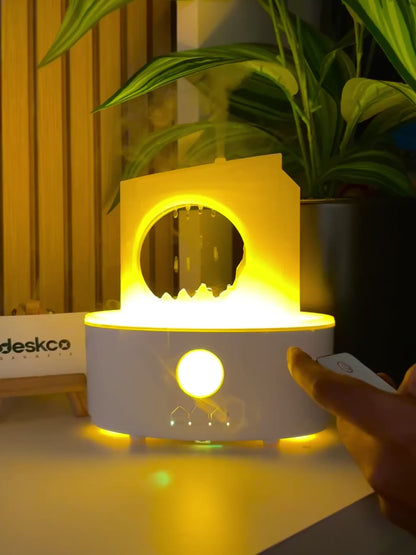 Moon and Raindrops Aromatic Diffuser, Humidifier and Night Lamp