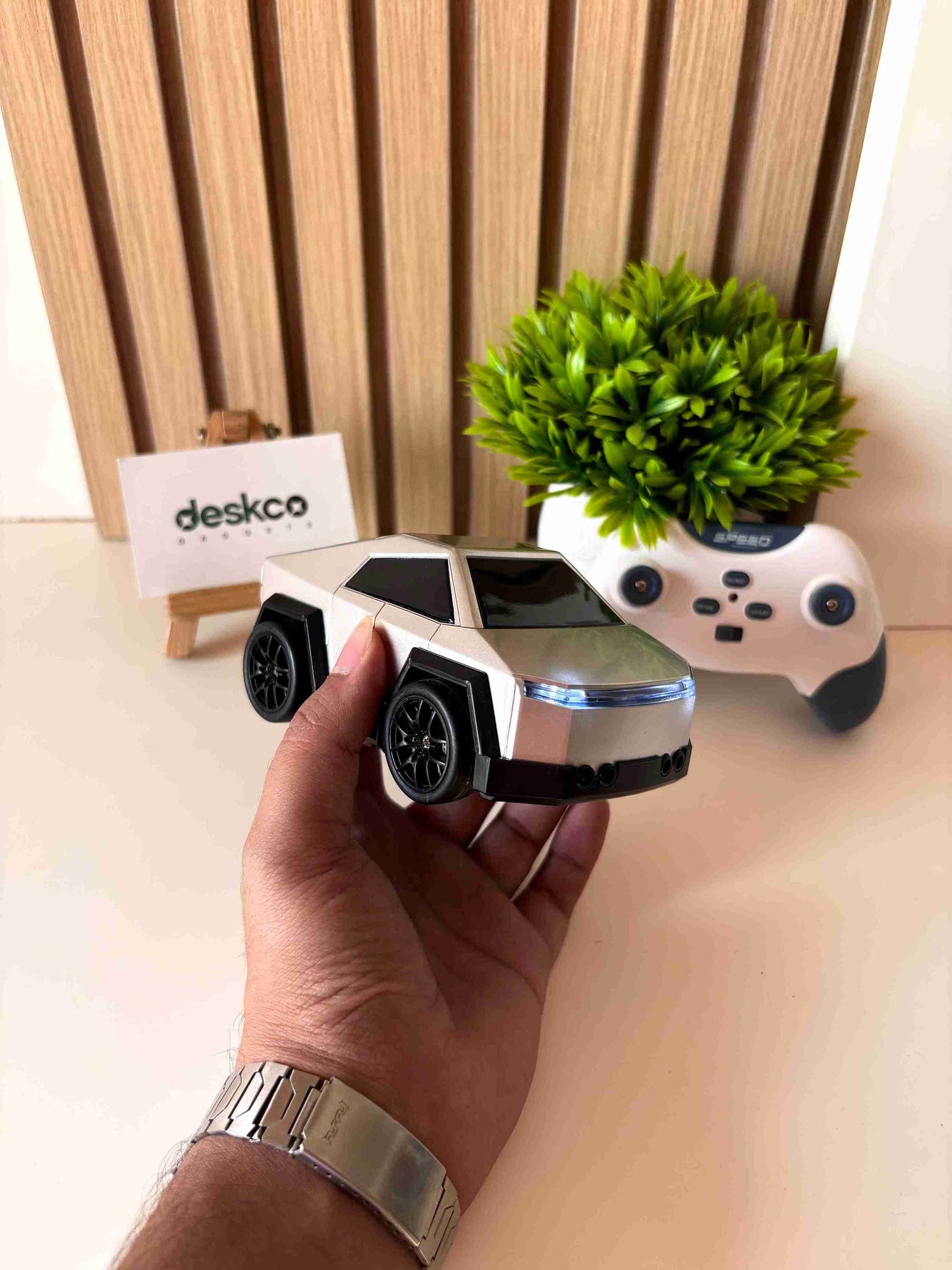 Motion Sensor Cybertruck RC Car | Follow Mode, Escape Mode, 360° Drifting & Real Smoke Effect